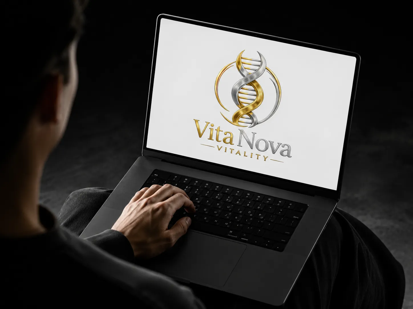Vita Nova Vitality telehealth doctor consultation on laptop screen